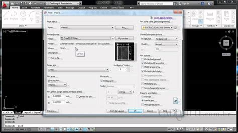 Configura O Da Impress O Ou Plotagem Curso Autocad Plotagem Aula