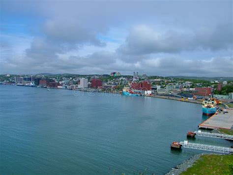 St. Johns Harbour, Newfoundland, Canada Stock Photo - Image of hill, ocean: 17462504