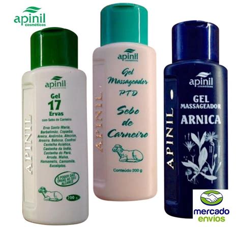 Kit Gel Massageador Arnica 17 Ervas Sebo De Carneiro MercadoLivre