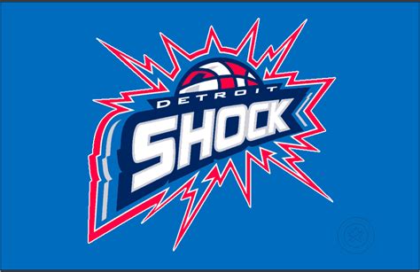 Detroit Shock Logo - Primary Dark Logo - Women's National Basketball Association (WNBA) - Chris ...