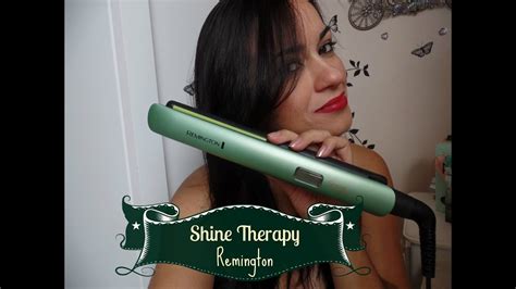 Prancha SHINE THERAPY Remington I Polishop Alisa E Hidrata Os Cabelos