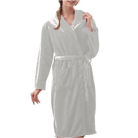 Frostluinai Bath Robes For Women Men Unisex Plus Size Fleece