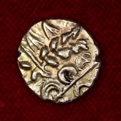 Corieltauvi Gold Stater 50bc 0ad North East Coast 3 Line Type Silbury