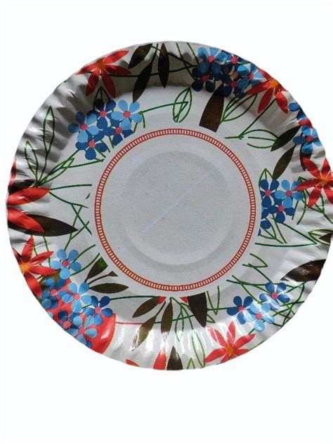 Inch Printed Disposable Paper Plate At Rs Piece In North