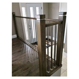 The Eco Newel Post Contemporary Entry Toronto By Flourish