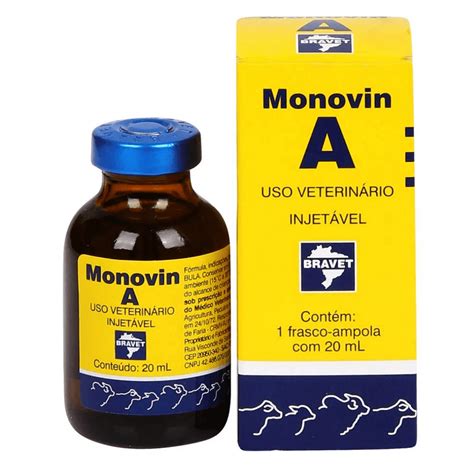 Monovin Serve Para Quê - Kit Monovin C 20ml + Monovin A 20ml - Bravet - Drogaria Sao Paulo