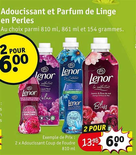 Promo Parfum De Linge Unstoppables Aérien Lenor chez Auchan