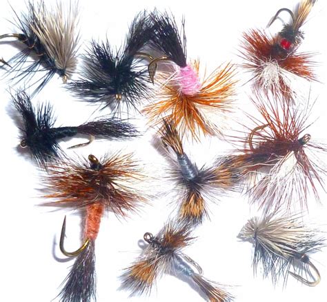 Dry Flies ,10 x Trout flies, assorted patterns