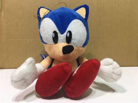 Sonic The Fighters Plush Sonic The Hedgehog 1997 Sega Rare Vintage Ufo