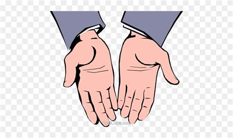 Female Open Hands Clip Art