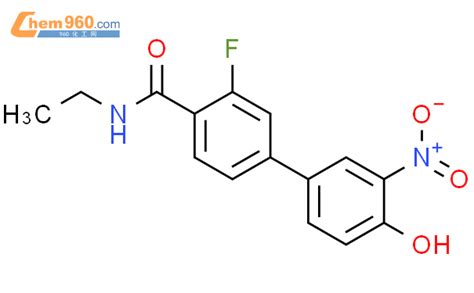 1261946 55 7 N ethyl 2 fluoro 4 4 hydroxy 3 nitrophenyl benzamideCAS号