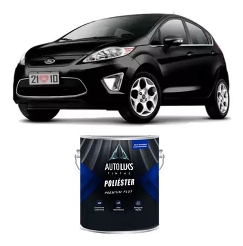 Tinta Automotiva Poliester Preto Bristol Ford Ml Autoluks