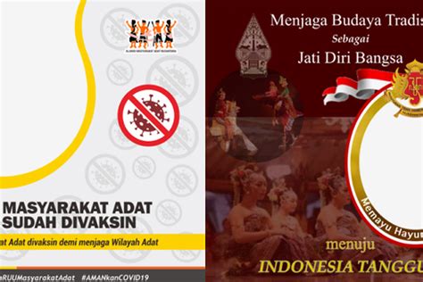 10 Link Twibbon Hari Masyarakat Adat Internasional Desain Menarik Dan