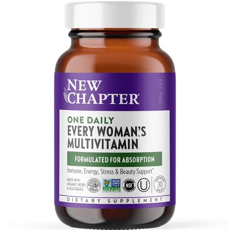 New Chapter Every Woman's One Daily Energy Pills, Organic Non-GMO