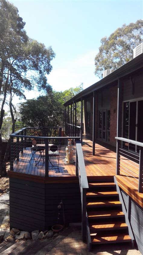 Spotted Gum Deck Verandah Modern Terrasse Adelaide Von Nagel