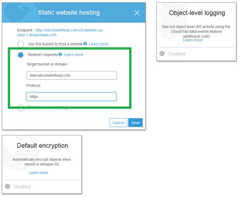 How To Enable HTTPS With Naked Domain And Protocol Redirects On Your S