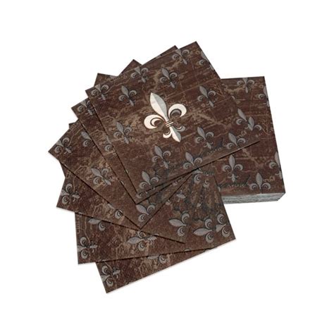 Epicureanist Fleur De Lys Napkins 1 Pack EP FDLNAP01 RONA