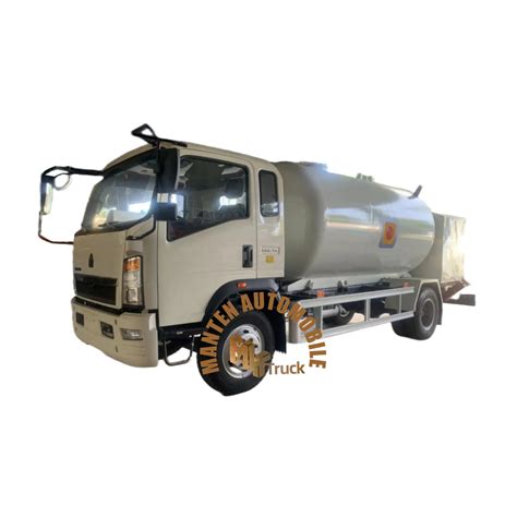 Sinotruk Howo X Mt Gas Dispensing Tanker Ton Bobtail Truck M Lpg