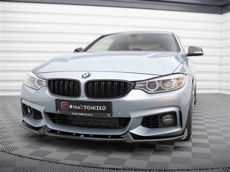 Front Splitter V4 Bmw 4 Coupe Gran Coupe Cabrio M Pack F32 F36