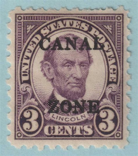 Canal Zone Mint Lightly Hinged Og Very Fine Vvv United States