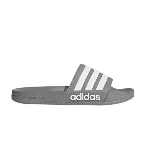 Adidas Adilette Cloudfoam Slides Grey Editorialist