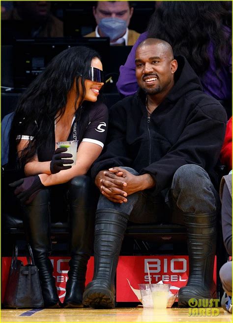 Kanye West Spotted At Lakers Game With New Girlfriend Chaney Jones