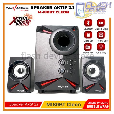 Jual Speaker Aktif Advance M Bt Cleon Bluetooth Fm Radio Usb Microsd