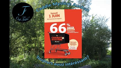 On A Testés Caddie Mystere Auchan 3 Youtube