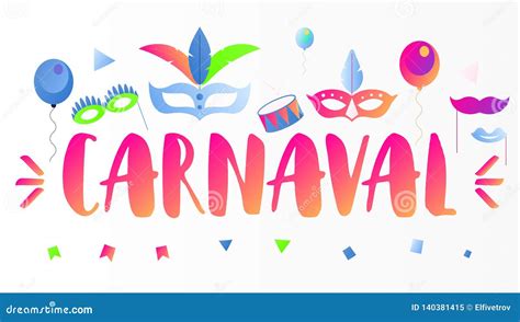 Carnaval Banner Stock Vector Illustration Of Celebration