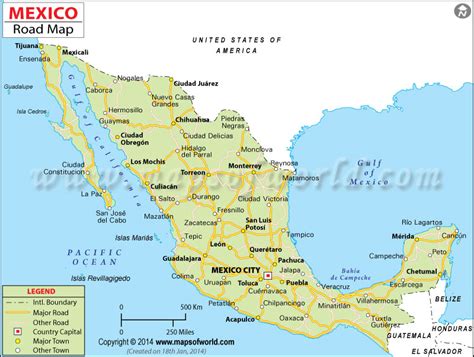 Mexico Road Map