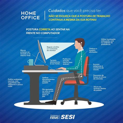 Em Home Office Dicas Para Manter A Postura Trabalhando De Casa