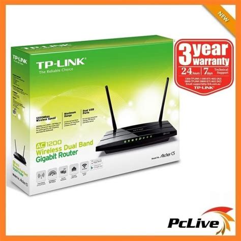 Tp Link Archer C Dual Band Mbps Wireless N Gigabit Router Ghz X