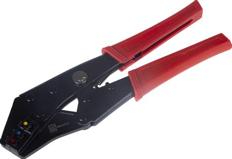 Rs Pro Hand Ratcheting Crimp Tool For Insulated Spade Connectors 15 → 6mm² Wire Rs