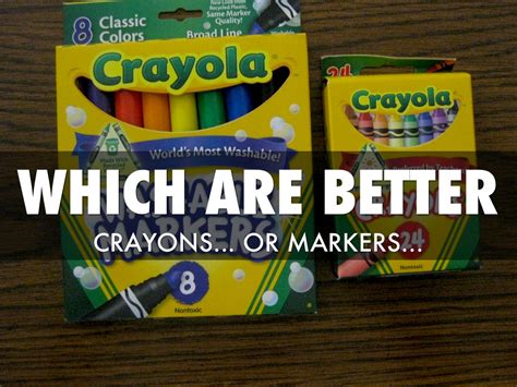 Crayons Vs Markers By Mmcgrath