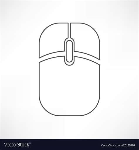 Computer mouse icon Royalty Free Vector Image - VectorStock