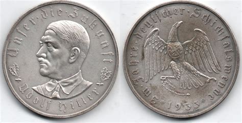 Medaille Drittes Reich Adolf Hitler Im Jahre Deutscher