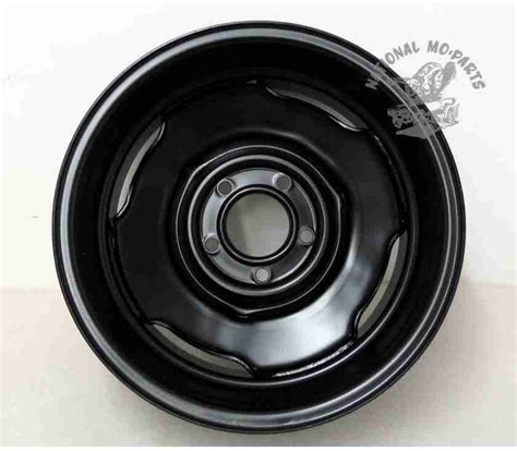 X Oem Type Stamped Steel Wheel Rim Powdercoated Black