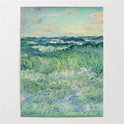 Claude Monet - The Sea, Pourville.jpg Poster by LindenDesigns | Society6