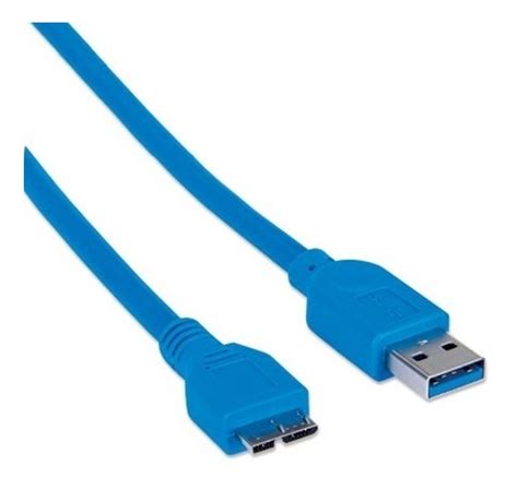 Cable Para Disco Duro Externo Portatil Usb 3 0 De 1 Metro Envío Gratis