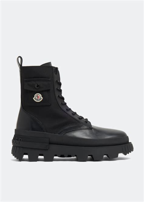 Moncler Konture Pocket Boots For Men Black In Uae Level Shoes