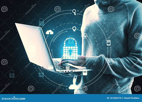 Hacking And Password Concept Stock Photo Image Of Cyberspace Lock