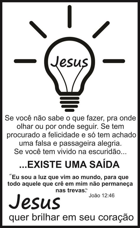 Folheto Evangelistico Lampada 2 Evangelismo De Rua Mensagens Lindas