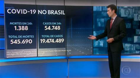 Brasil Ultrapassa 545 Mil Mortes Por Covid Jornal Nacional G1