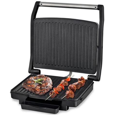 Appareil à Panini TECHWOOD TGD 038 1800W Inox