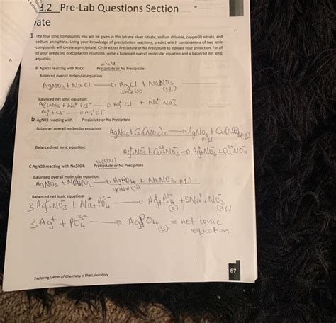 Solved Lab Activity A Limiting Reactants 3 2 Objectives