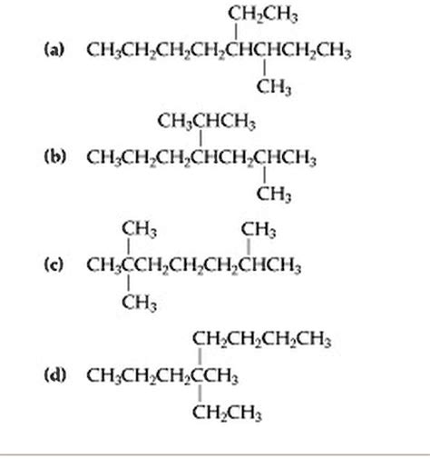 Solved What Are The Iupac Names Of The Following Alkanes Give Systematic Names For The