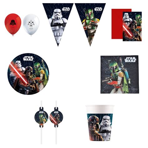 Star Wars Kalaspaket Basic 55 delar Fest för 6 personer