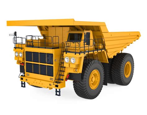 Mining Haul Truck Isolated stock illustration. Illustration of industry ...