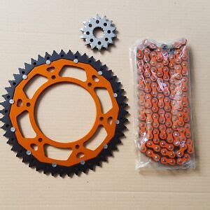 KIT TRASMISSIONE KTM EXC CATENA RX RING CORONA BIMETALLO PIGNONE