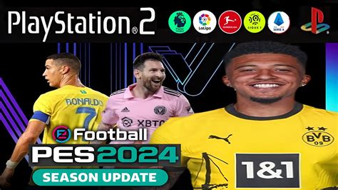 Pes 2024 Ps2 Iso Download Efootball Atualizado Youtube